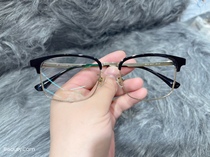 New Men Super Light Pure Titanium Fashion Trends Full Half Frame Myopia Glasses Can Be Fit Black Gold Silver Color Recommendation