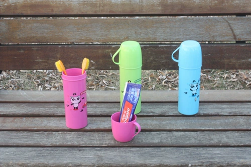 Мультяшная портативная система хранения для путешествий, коробка для хранения, зубная щетка