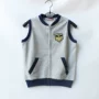 Áo vest cho bé sơ sinh mùa xuân và mùa thu đơn lớp mỏng cotton bé trai vest trẻ em không áo trùm đầu shop quần áo trẻ em đẹp