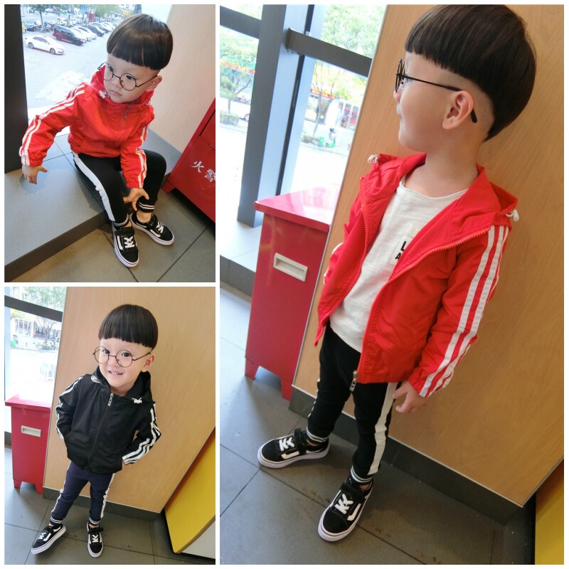 Boys' windbreaker windbreaker coat 2020 autumn new spring and autumn new children's clothing girls children's baby tops trend