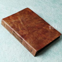 Leather cowhide menu wine list handmade retro coffee restaurant recipes bar retro wine list custom logo