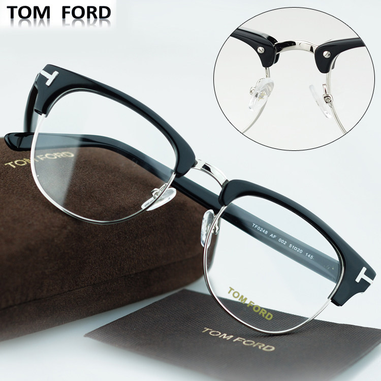 tom ford half frame glasses