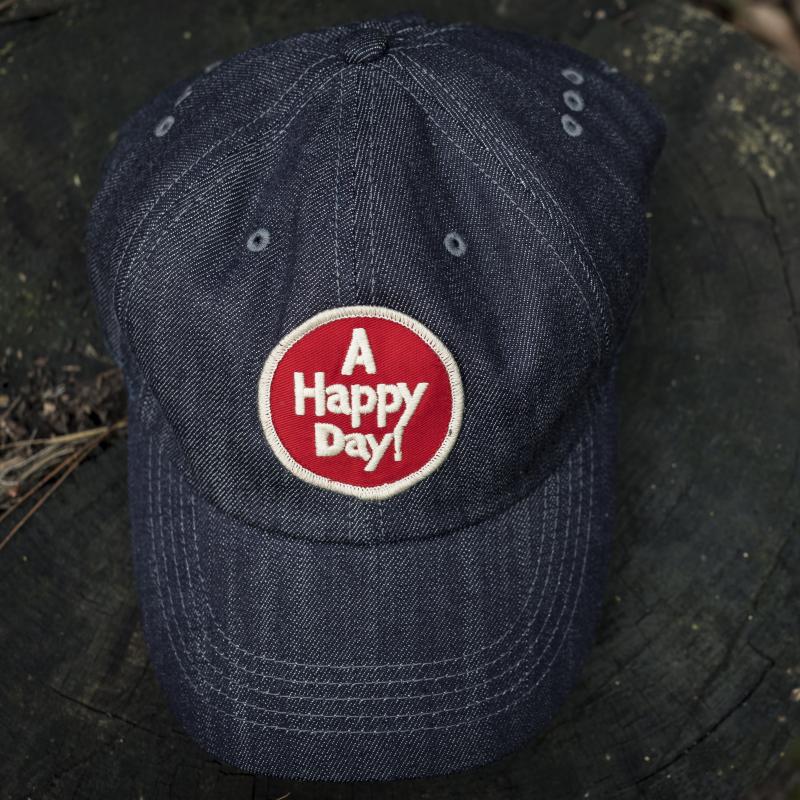 Official Agent Ues Denim Embroidered Badge Baseball Cap Couple's Peaked Cap Japan Official Agent Ues Denim Embroidered Badge Baseball Cap Couple's Peaked Cap Japan