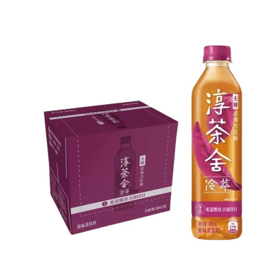 可口可乐 淳茶舍茶饮料无糖武夷山大红袍原味茶480ml*12瓶