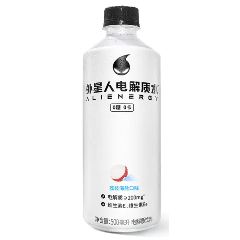 拍2件！外星人电解质水荔枝海盐500ml*15瓶