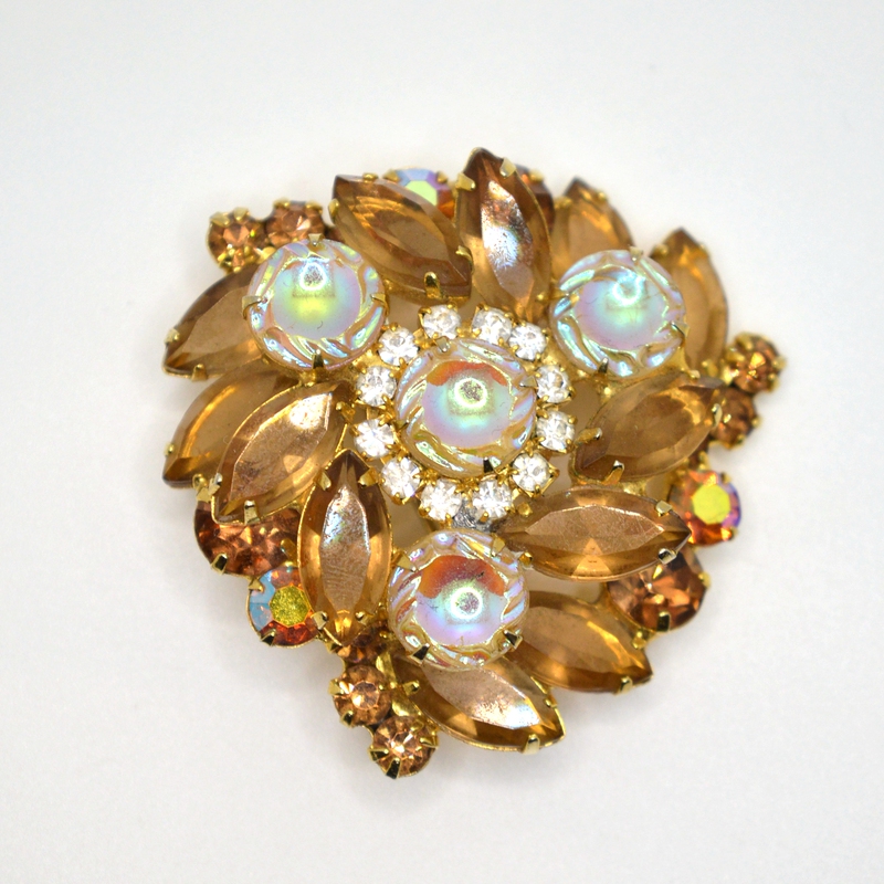 Second-Hand Jewelry Juliana Rhinestone Brooch