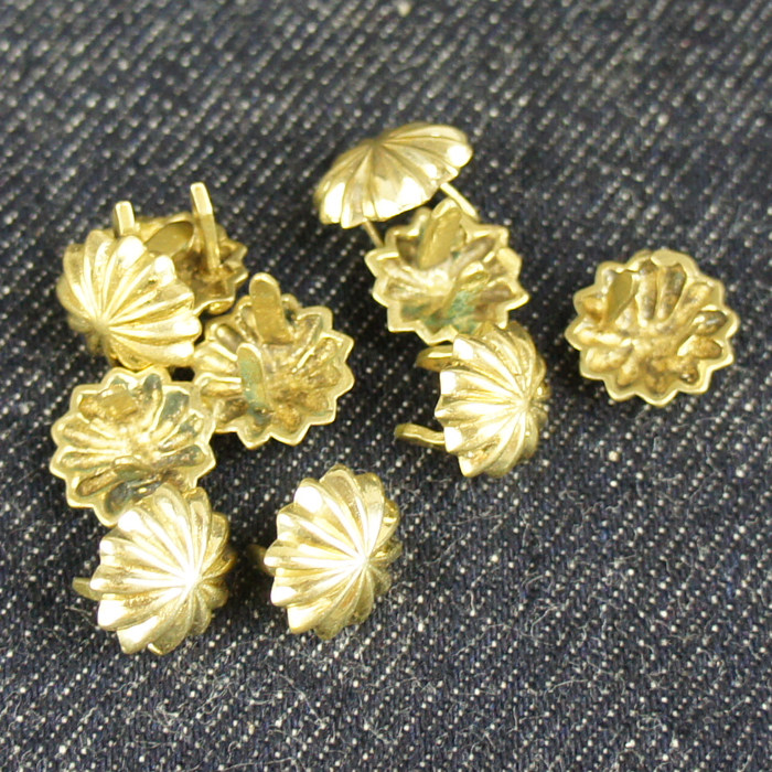 Fiscal buttoned wallet decoration Pure Copper Pure Silver Color Zhang Kee Workshop Wide Belt Decoration 100 Hitch Buckle Cow Leather