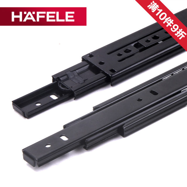 Germany Hafele Hafele Three Section Slide Rail Slide Drawer Track