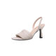 2025 New Model Zidou LAOSHU French-Style Stiletto Black High-Heeled Thin Strap Sandals Internet Celebrity Style Kitten Heel Open-Toe Sandals for Women