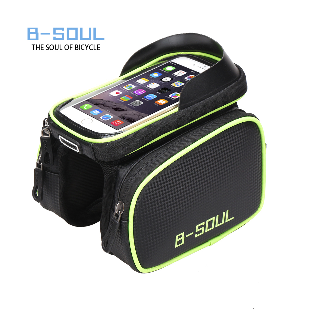 Hard Shell Touch Screen Mountain Bike Bag Folding Bike Bag Front Beam Bag Upper Tube Waterproof Saddle Bag Riding Equipment Accessories-Taobao