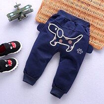 Pants half boys red cartoon week thin female baby Han 1 to 2 years old 3 to 4 little boy sports trousers tide