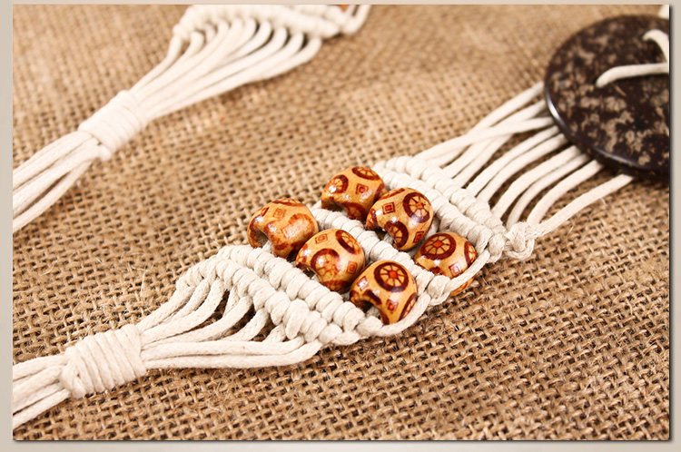 Geweven damesriem in boho stijl als decoratieve jurkriem_voghion.com