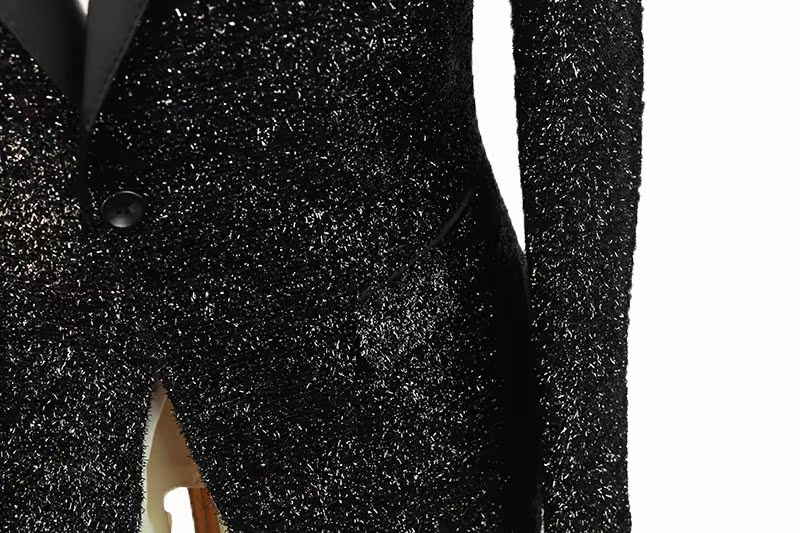 Bắc Kinh đám cưới menswear chủ nhà phù hợp với đám cưới chủ chú rể phù rể phù hợp với màu đen cho thuê phù hợp với màu đen - Suit phù hợp áo len nam