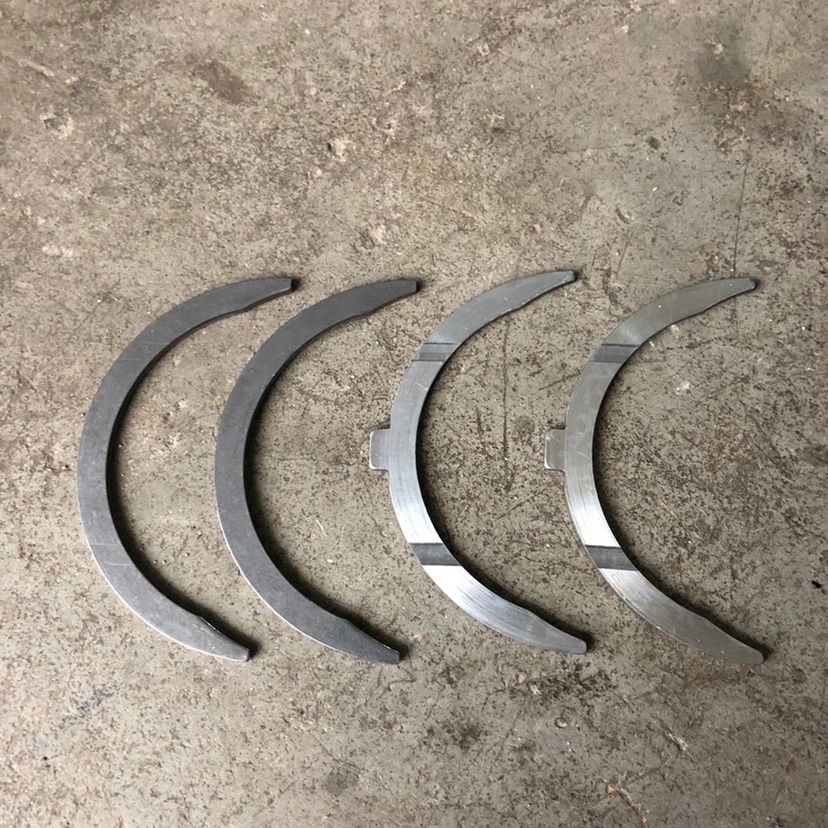 Shanghai 495 4100-4102 crankshaft stop flap (cover) anti-thrust tile