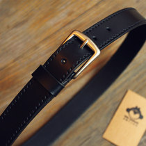 Maison Artisanal X Bull Leather Belt Mens Belts British Horse Reins Business Style Customizable Lettering