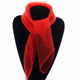 2023 New Sailor Dance Red Summer Thin Section Long Scarf Women's Solid Color Versatile Small Square Scarf Colorful Dance Scarf