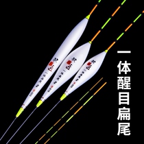 Integrated flat tail nano floating drift eye-catching nearsighted fish Drift high sensitive carp crucian carp drift and breeding suit buoy fishing gear