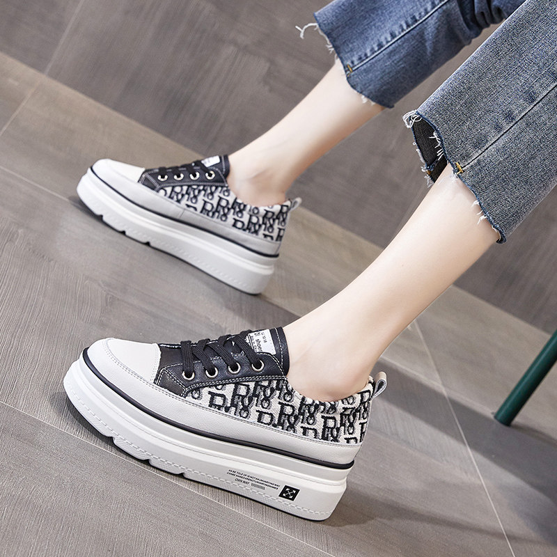 Лодка на электро-, радиоуправлении 好好看的鞋子不会再进入~帆布女鞋，百搭厚底白鞋，春季天鹅绒运动鞋