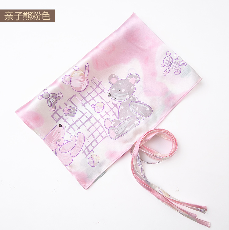 Lụa crepe satin gối cartoon bé trẻ sơ sinh da thân thiện với in lụa tinh khiết gối Four Seasons trẻ em ngủ - Khăn gối vỏ gối anime