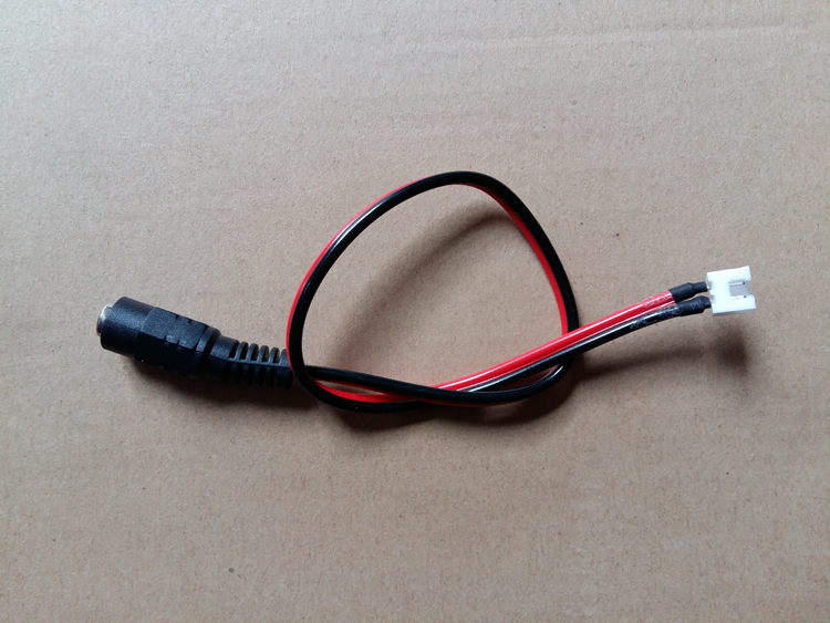 Factory direct sales 18650 lithium battery 3 7V 7 4V 12 6V universal DC to XH2 54 connection charging cable
