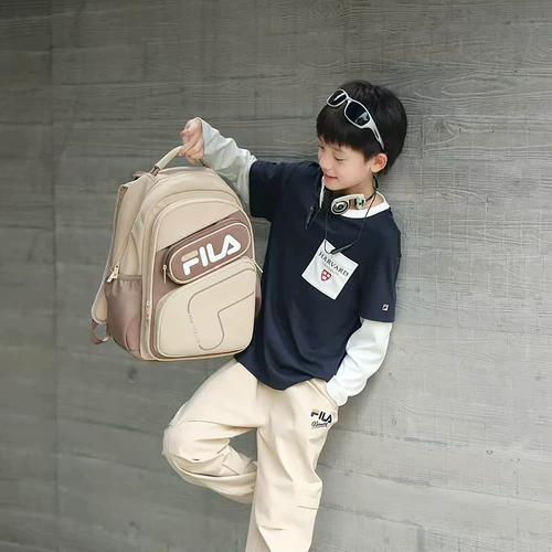 FILA KIDSFila детский рюкзак 2025, новинка, школьная сумка с крыльями бабочки, снижающая нагрузку, для учащихся начальной школы мужского и женского пола