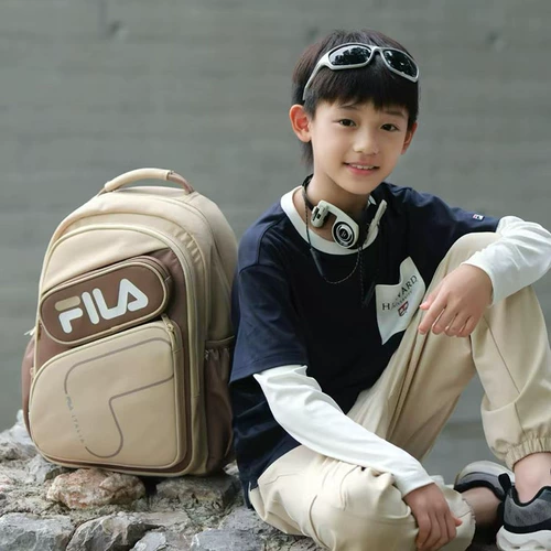 FILA KIDSFila детский рюкзак 2025, новинка, школьная сумка с крыльями бабочки, снижающая нагрузку, для учащихся начальной школы мужского и женского пола