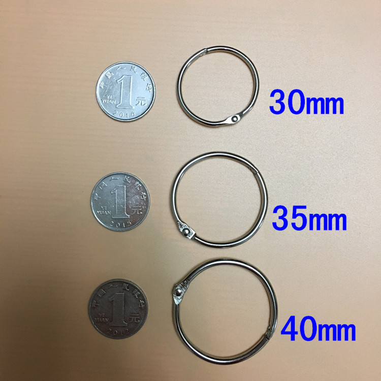 Miễn phí vận chuyển vòng La Mã màn vòng chìa khóa vòng đa split ring khóa vòng notebook album live ràng buộc vòng hoop - Phụ kiện rèm cửa ray rèm âm trần