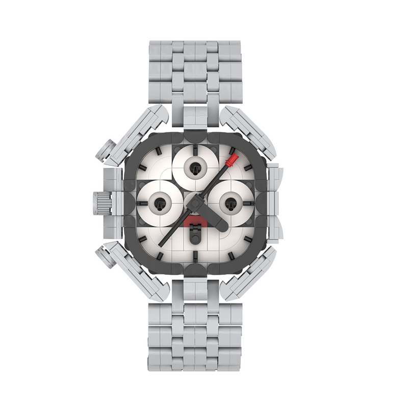Ktmocs Omega Speedmaster Moonwatch Watch Small Particle Building Blocks