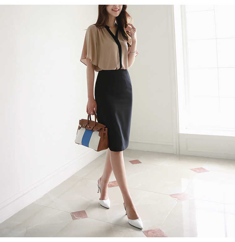 Váy một bước túi hông váy nữ mùa xuân và hè mới chuyên nghiệp váy váy dài đoạn không bom OL eo cao nửa váy nữ - Váy chân váy dạ tweed