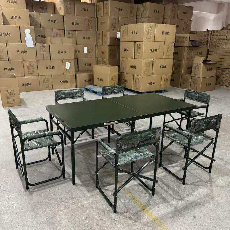 Field Conference Table, Portable, Fully Foldable, Military Steel Table, Standard 2m * 1m Outdoor Command Table, Training and Exercise Long Table Field Conference Table, Portable, Fully Foldable, Military Steel Table, Standard 2m * 1m Outdoor Command Table, Training and Exercise Long Table