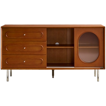 Quanyou Home 2024 new style mid-century style sideboard living room storage next to the sofa wall storage cabinet 129023