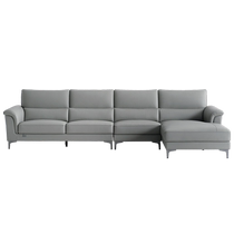 (Buy now) Quanyou Home Leather Sofa Modern Minimalist First Layer Cowhide Living Room Furniture Leather Sofa