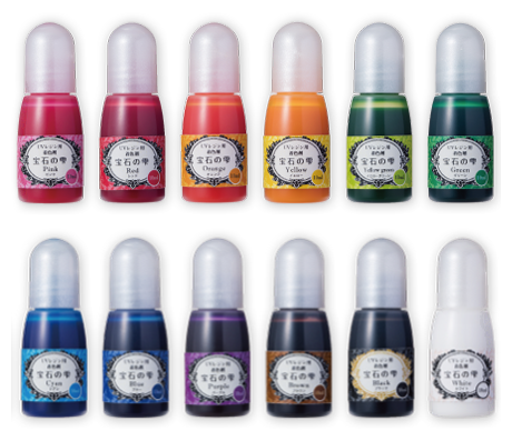 Japan Pattig UV drop glue ink special colorant Gem color pigment 10ml PADICO