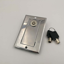 Garage door European square sealing lock Shutter door lock Hand rocker lock European door lock Emergency lock Checkered lock