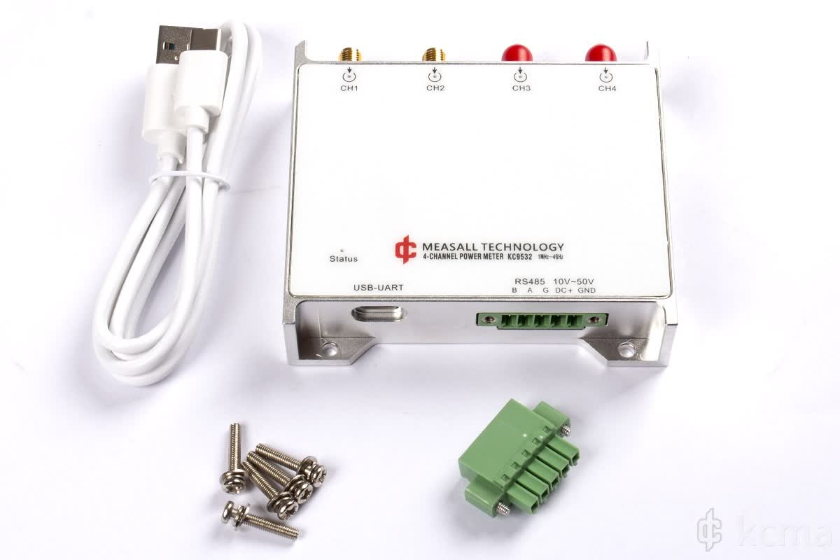 KC9532 4-channel synchronous sampling power sensor Radio Frequency Microwave power meter monitor Detector Amplitude Table