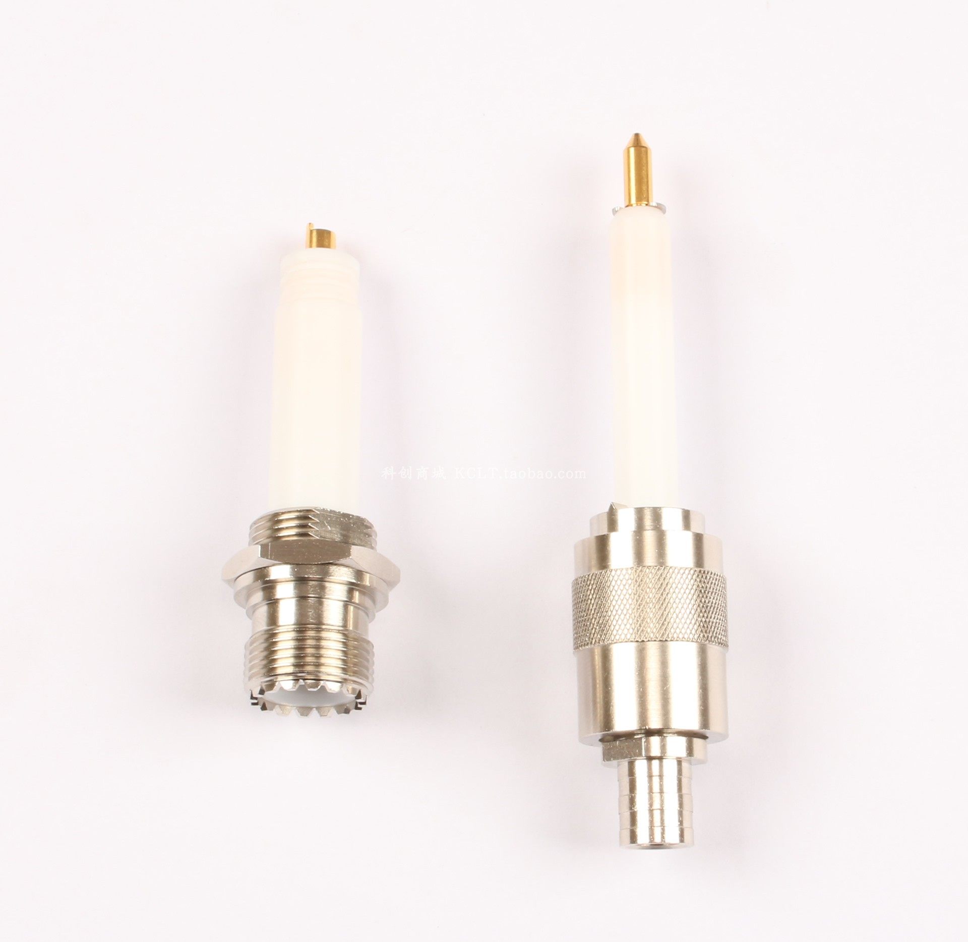 10kV high-pressure connector with locking microwave source wiring terminal cable head metal coaxial welding KC25202