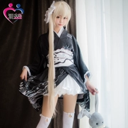 em gái lễ hội mùa hè kimono yukata trang phục cosplay Loli mặc trang phục anime dễ thương