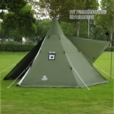 Buin Guideseries Наружное укрытие пирамида пламени пламени проволока дымоходу трубочисто