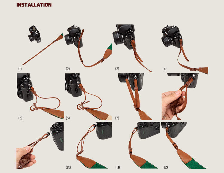 Camera Strap installation – icambag