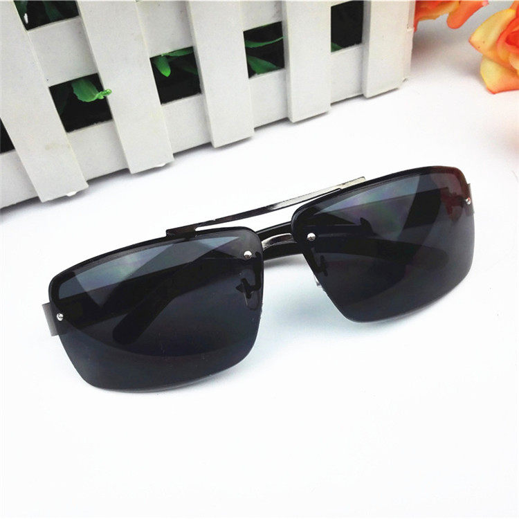 Sunglasses Wholesale Sunglasses Factory Direct Selling Men's Simple Square Frame Sunglasses Men's Trendy Drivers UV Protection