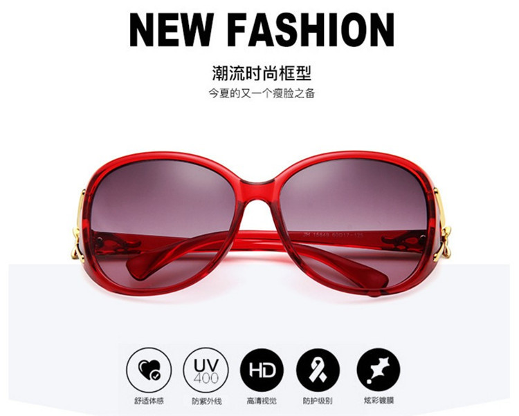 2018 thời trang new fox head ladies sunglasses bán buôn mô hình ngôi sao hộp lớn sunglasses mô hình vụ nổ kính mát