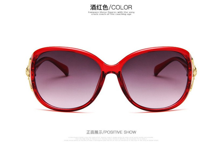 2018 thời trang new fox head ladies sunglasses bán buôn mô hình ngôi sao hộp lớn sunglasses mô hình vụ nổ kính mát