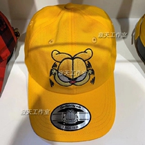 Spot quick Fun fashion brand 2020 spring new men and women Garfield embroidery badge baseball cap GS220106O