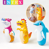 INTEX Inflatable Weng Children exercise boxing sandbag toys thicken baby fitness early teaching puzzle toys