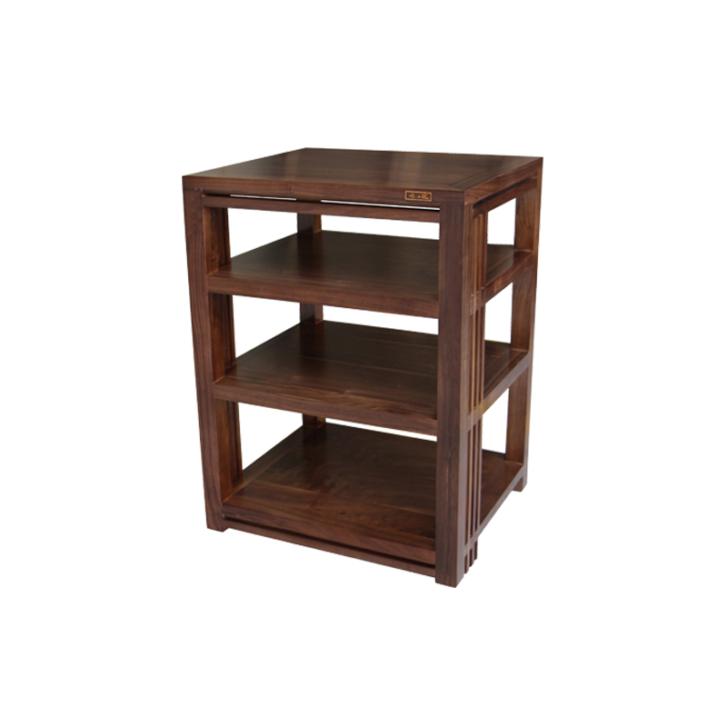 Famous craftsman power amplifier shelf solid wood audio equipment rack audio rack power