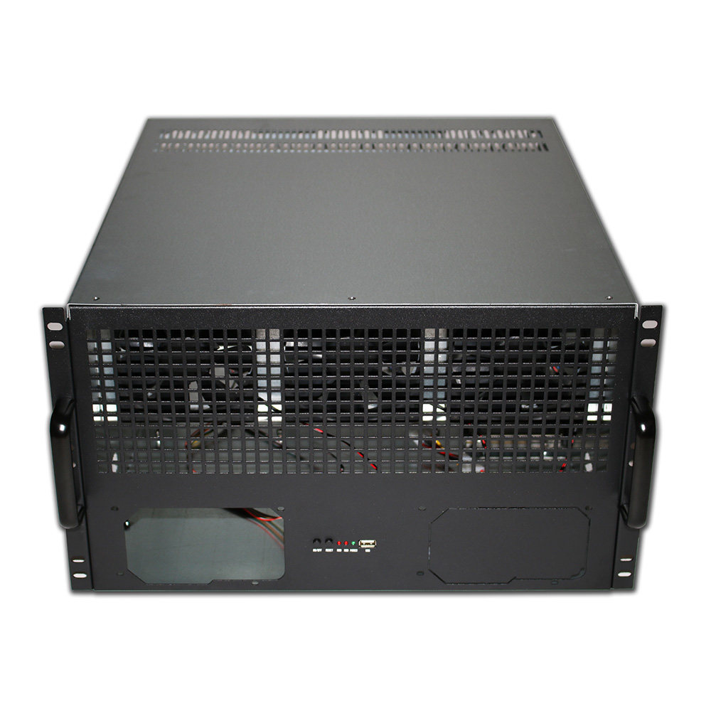 6 graphics card chassis 6U chassis 8 graphics card chassis rackmount dual power bits