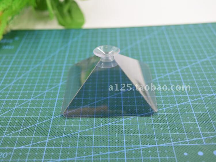 Máy chiếu ba chiều 3D hình ba chiều hình chóp điện thoại di động 3D hình ba chiều bằng mắt thường 3D (phiên bản cực rõ 360 độ) - Phụ kiện máy chiếu màn chiếu điện 100 inch