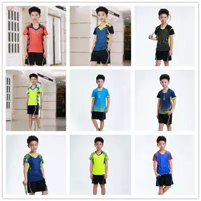 Boys and women badminton uniforms children volleyball uniforms cultural shirts sports suits table tennis clothes children's suits