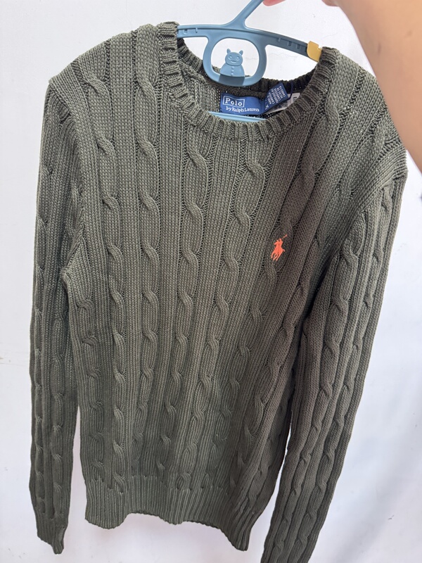 No 7-Day No-Questions-Asked Return Policy. In-Stock Ralph Lauren Women's Pure Cotton Crew Neck Long-Sleeve Sweater from the Usa