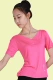 Nhà sản xuất giải phóng mặt bằng trang phục khiêu vũ thực hành quần áo Quần áo khiêu vũ Latin Quần áo cổ chữ V ngắn tay Trang phục múa vuông - Khiêu vũ / Thể dục nhịp điệu / Thể dục dụng cụ giày múa